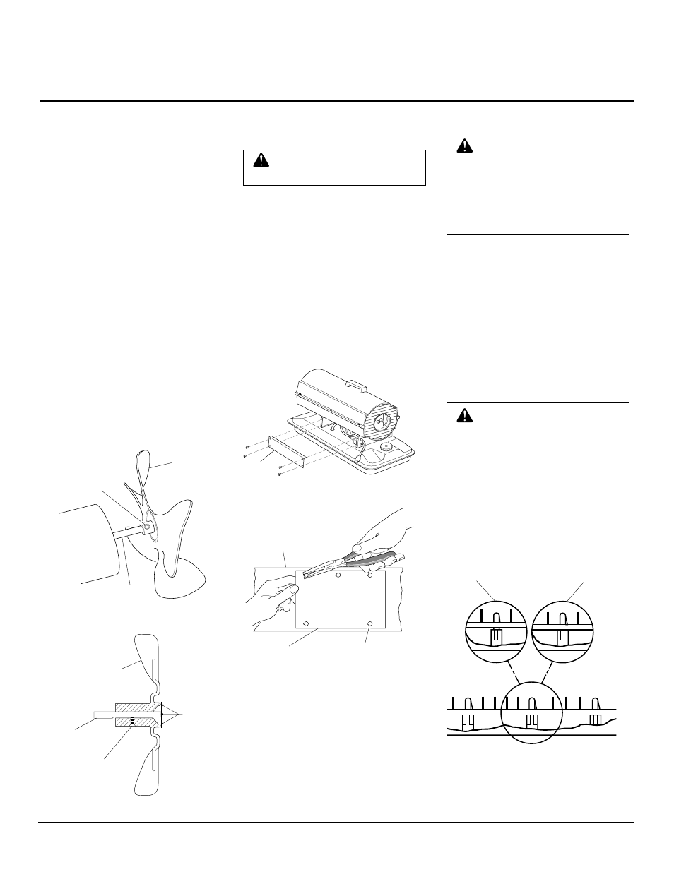 Owner’s manual, Service procedures, Continued | Desa D44N User Manual | Page 13 / 24