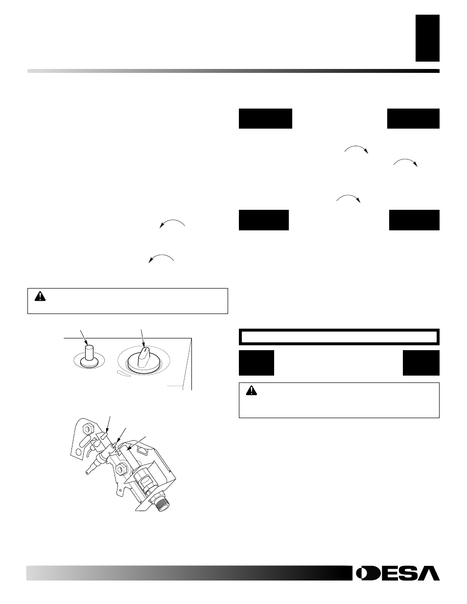 Operating heater, Continued, Manual control infrared models | Manual lighting procedure, For your safety read before lighting | Desa VP5D User Manual | Page 11 / 34