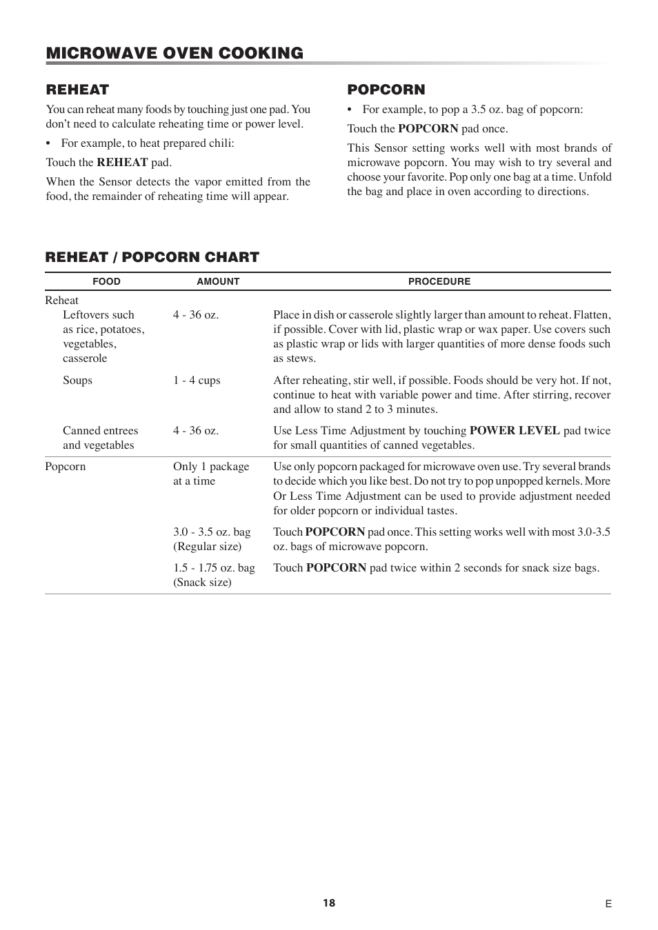 Microwave oven cooking | Sharp 1.5 Cu. Ft. Countertop Microwave Oven Operation Manual User Manual | Page 18 / 68