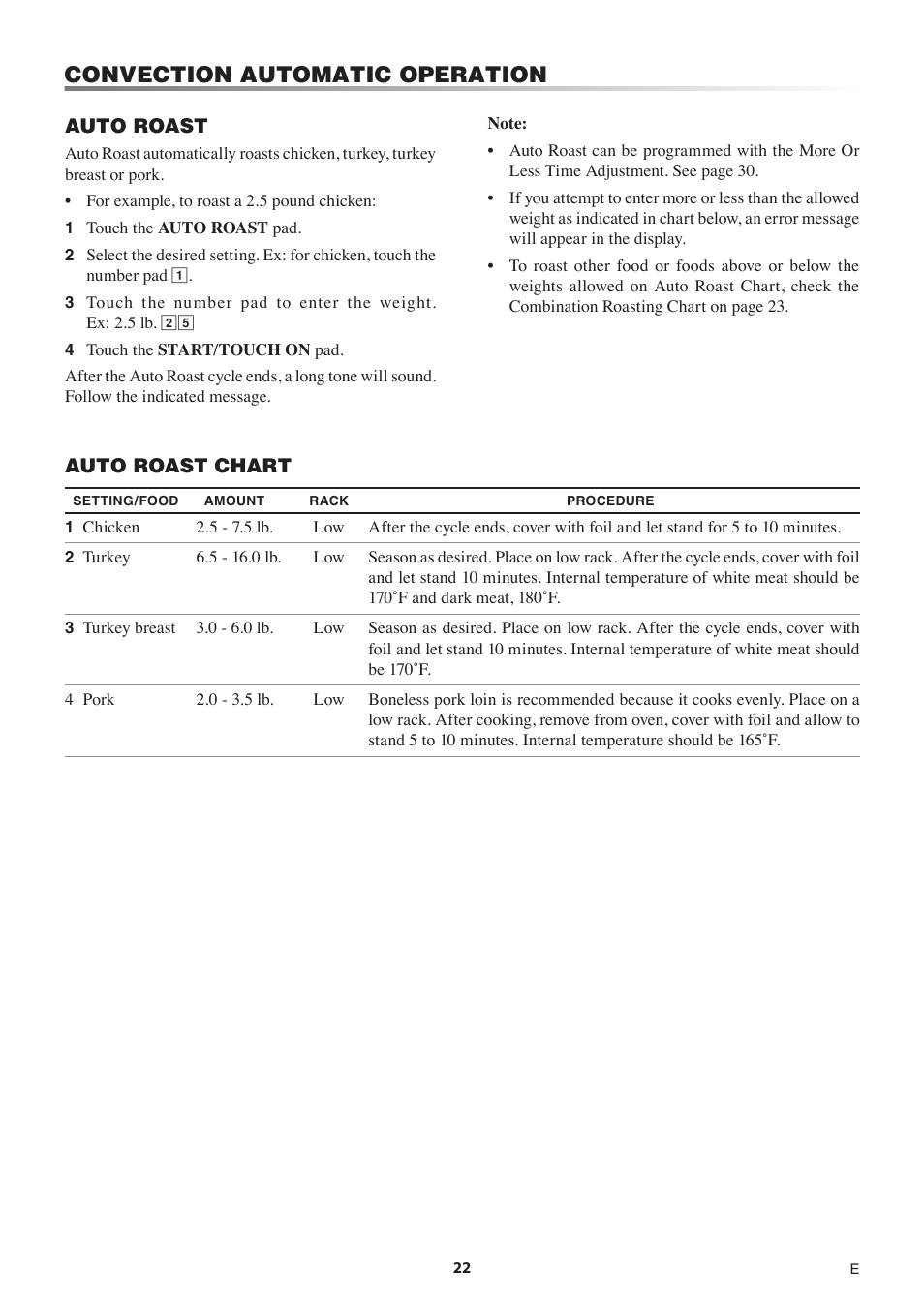 Convection automatic operation | Sharp 1.5 Cu. Ft. Countertop Microwave Oven Operation Manual User Manual | Page 22 / 68