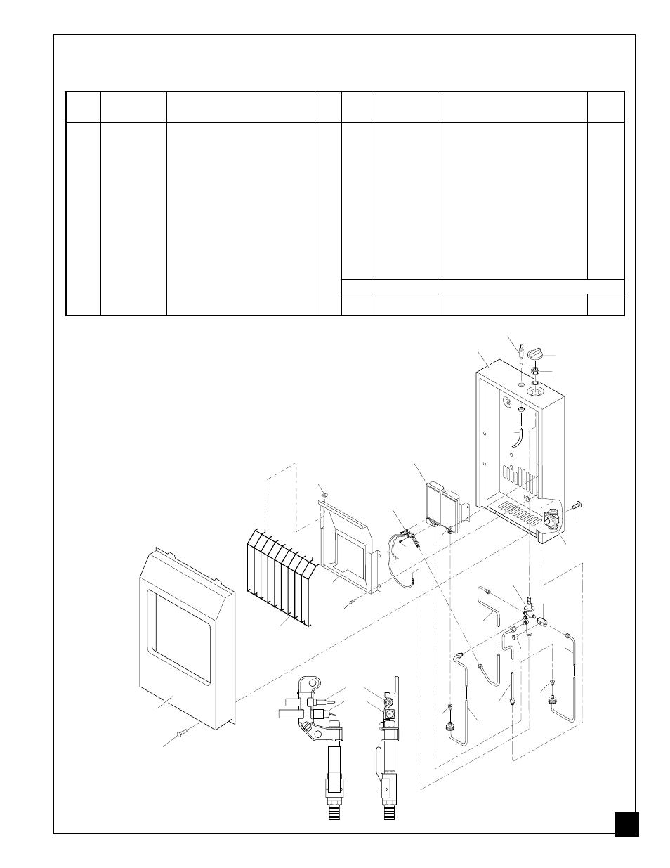 Parts list, Illustrated parts breakdown | Desa CGP11A User Manual | Page 27 / 28