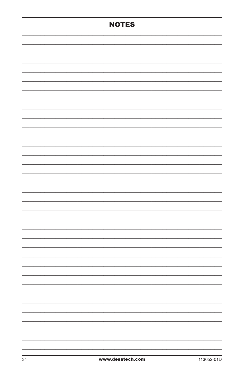 Desa VP26TA VN30A User Manual | Page 34 / 36