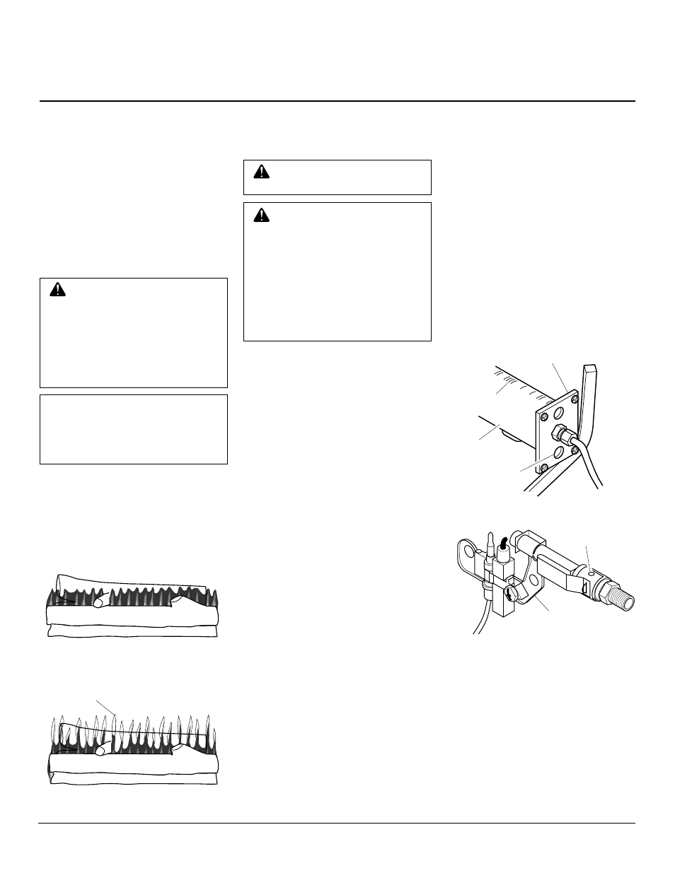 Owner’s manual, Cleaning and maintenance, Inspecting burners | Continued | Desa CGG2618N User Manual | Page 17 / 28