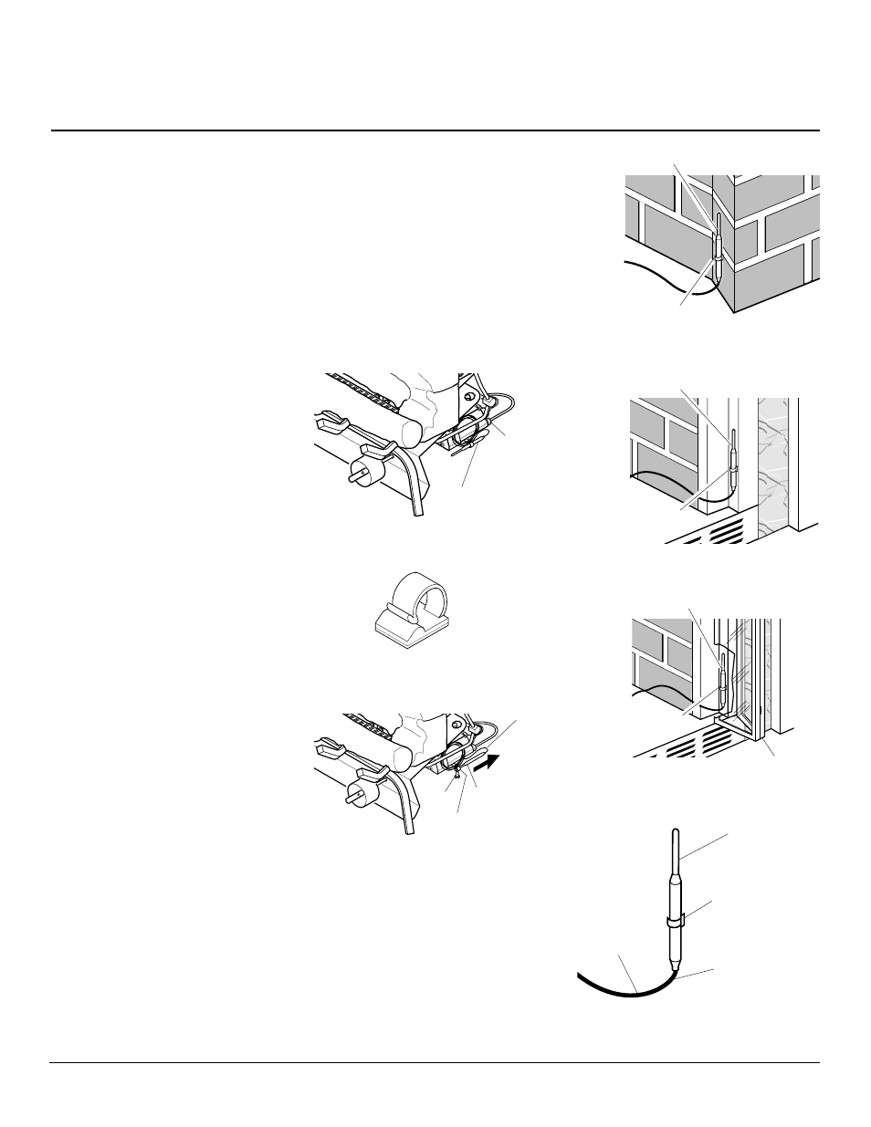 Owner’s manual, Optional positioning of thermostat sensing bulb | Desa CGG2618N User Manual | Page 21 / 28