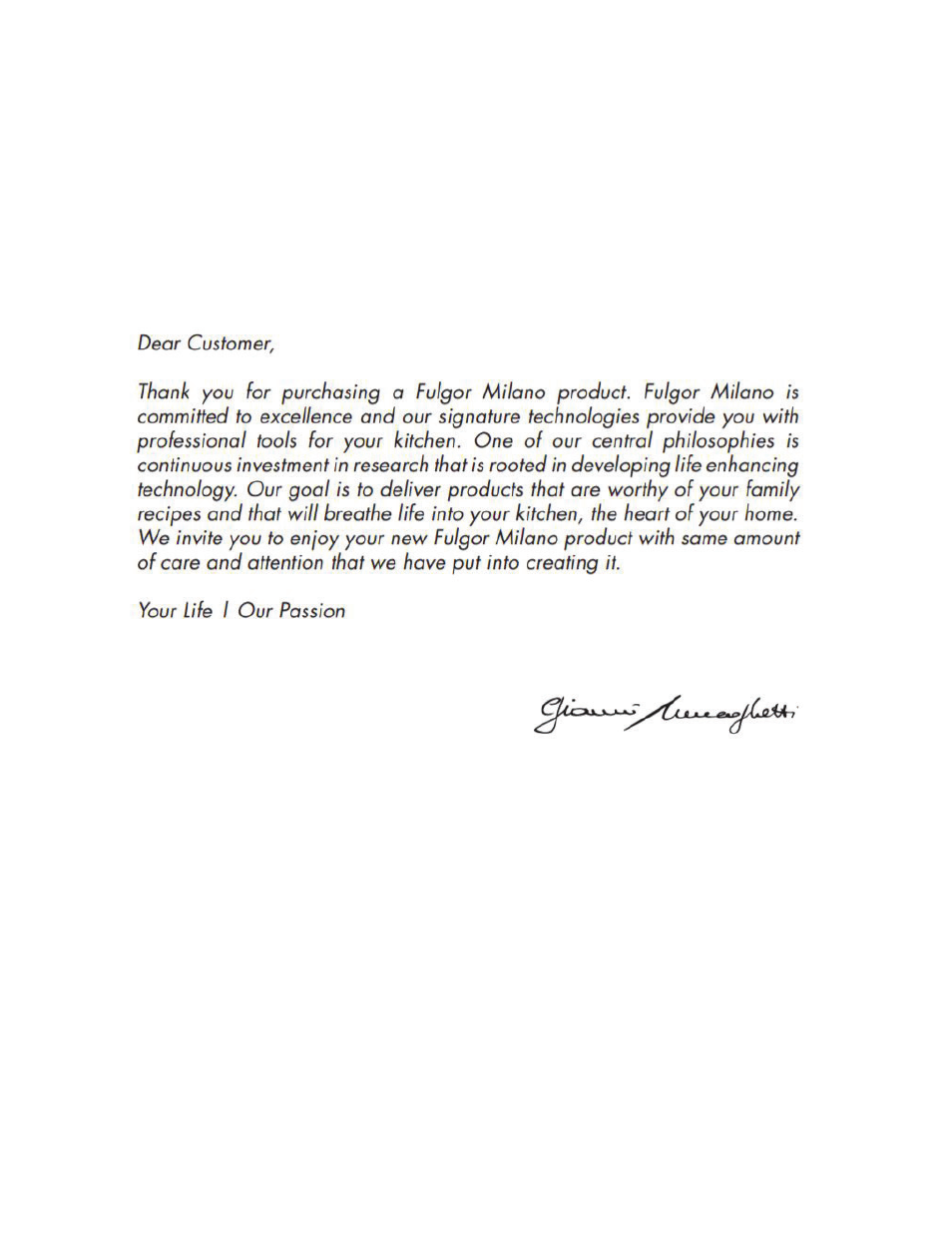 Fulgor Milano 24 Inch Countertop Microwave Oven Use and Care Manual User Manual | Page 2 / 56