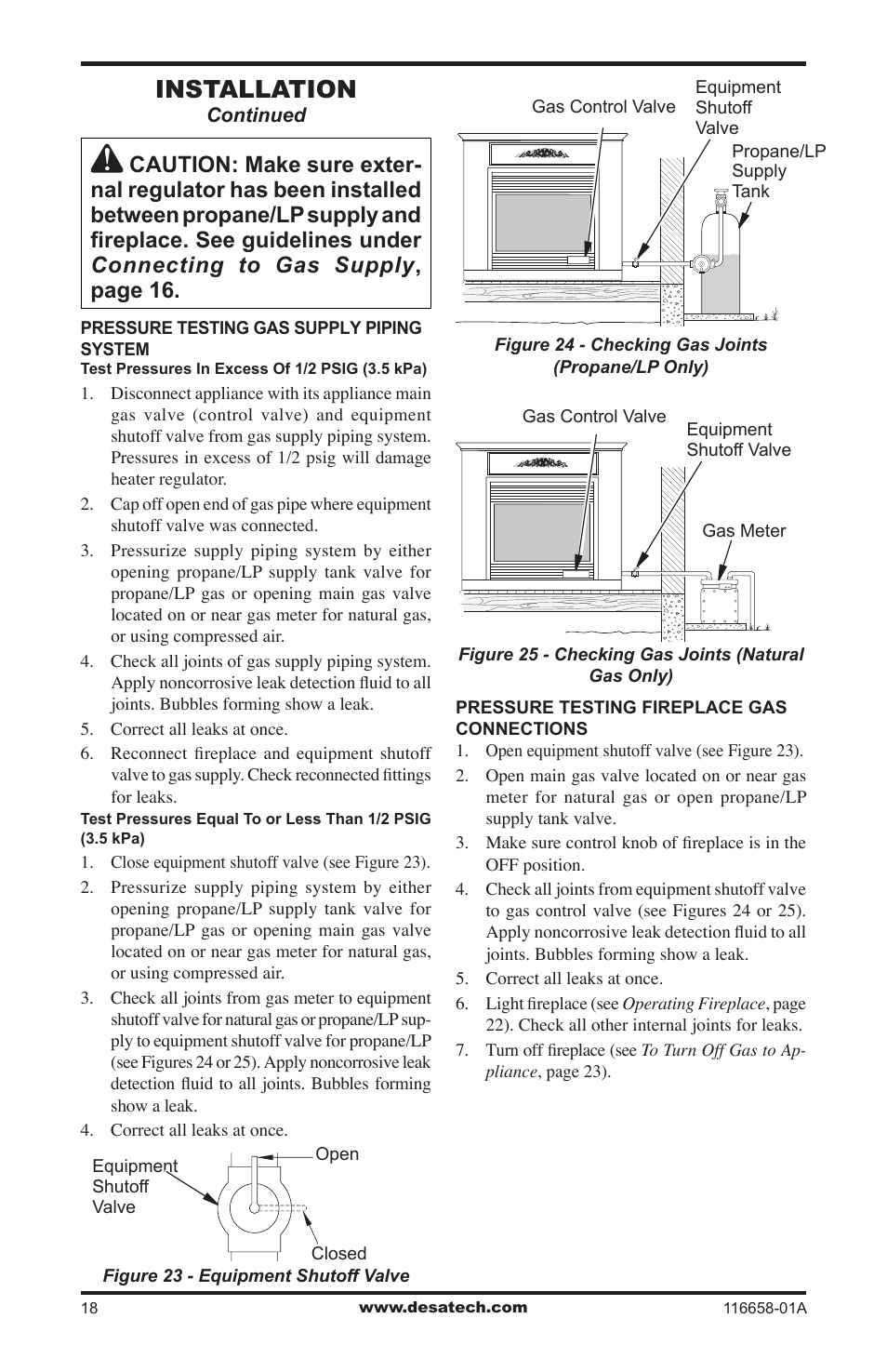 Installation | Desa CDCFNRA User Manual | Page 18 / 40