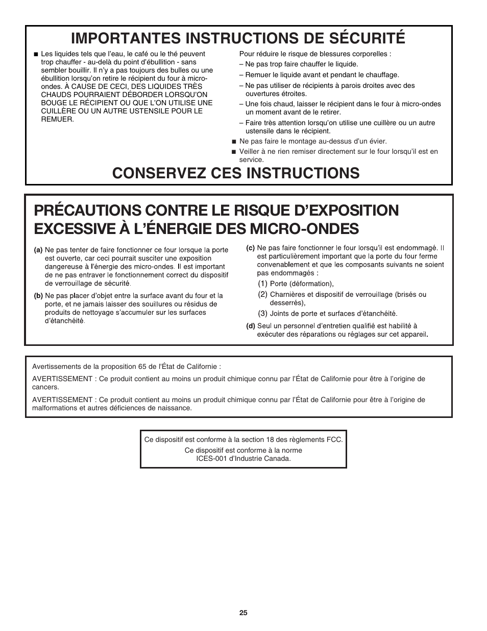 JennAir Stainless Steel Series 25 Inch Countertop Convection Microwave Oven Use and Care Guide User Manual | Page 25 / 48