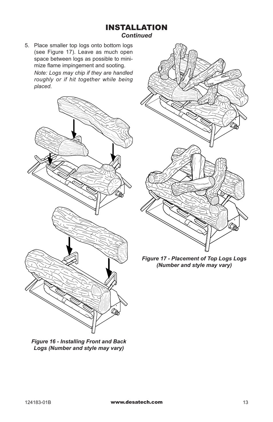 Installation | Desa VVDR24 User Manual | Page 13 / 28