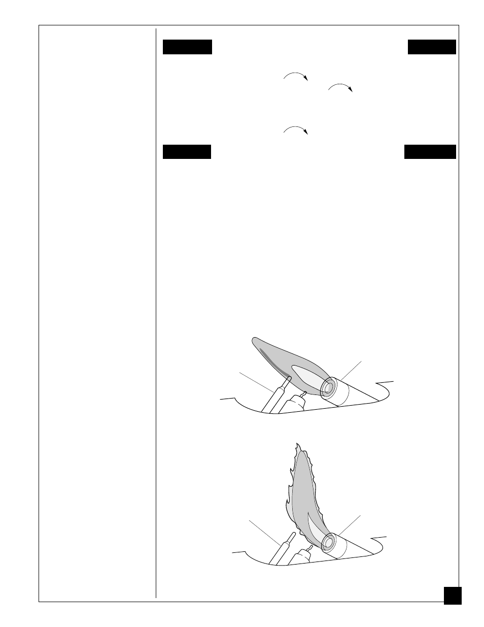 Operating heater, Inspecting burner, Manual lighting procedure | Desa CGP18C User Manual | Page 19 / 32