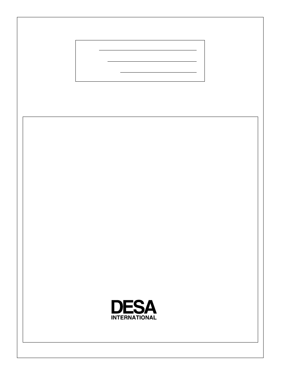 Warranty information | Desa CGP18C User Manual | Page 32 / 32