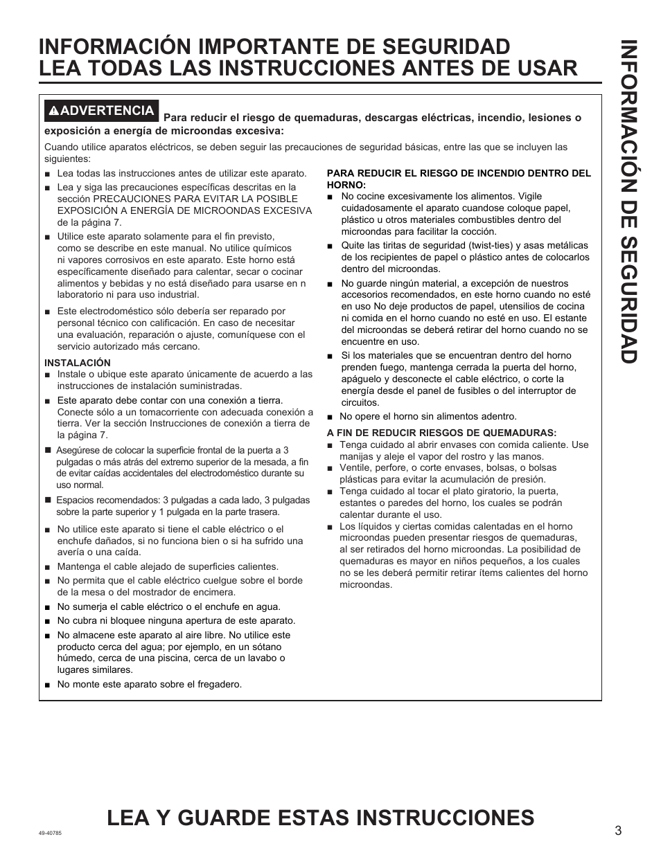 GE 1.6 cu. ft. Countertop Microwave Oven Use and Care Guide User Manual | Page 19 / 32