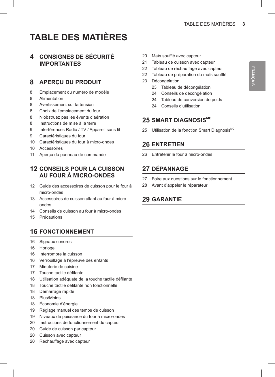 LG 1.5 cu. ft. Countertop Microwave User Manual User Manual | Page 35 / 64