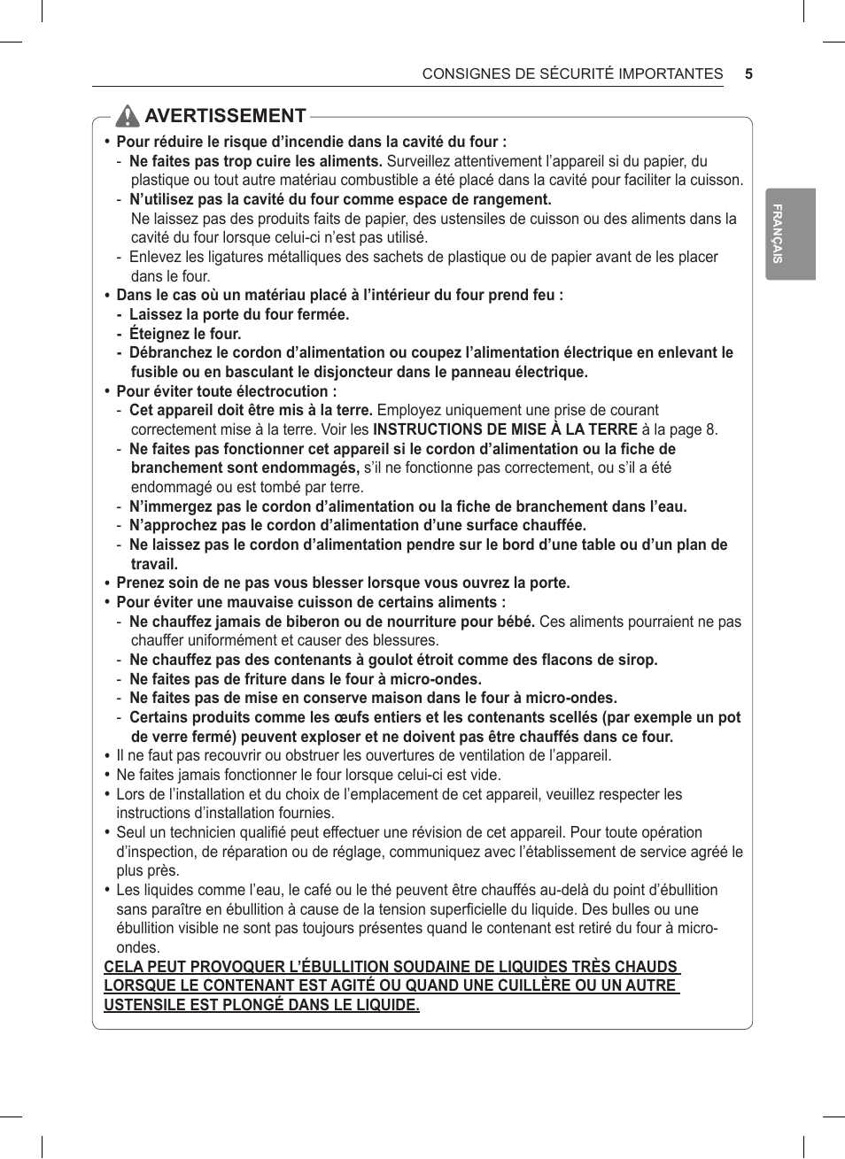 LG 1.5 cu. ft. Countertop Microwave User Manual User Manual | Page 37 / 64