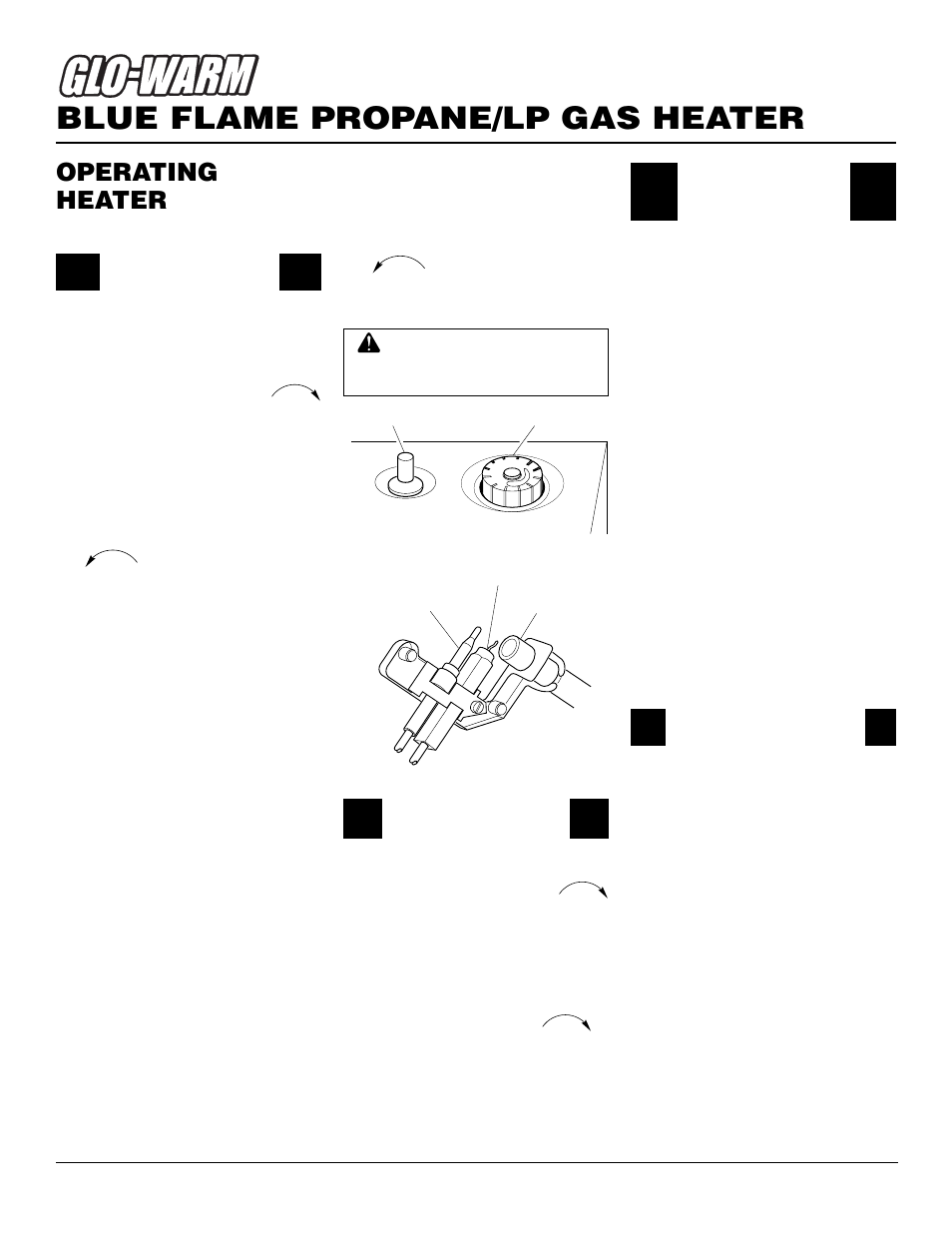 Blue flame propane/lp gas heater, Operating heater, Continued | Desa FGHS30LPB User Manual | Page 12 / 22