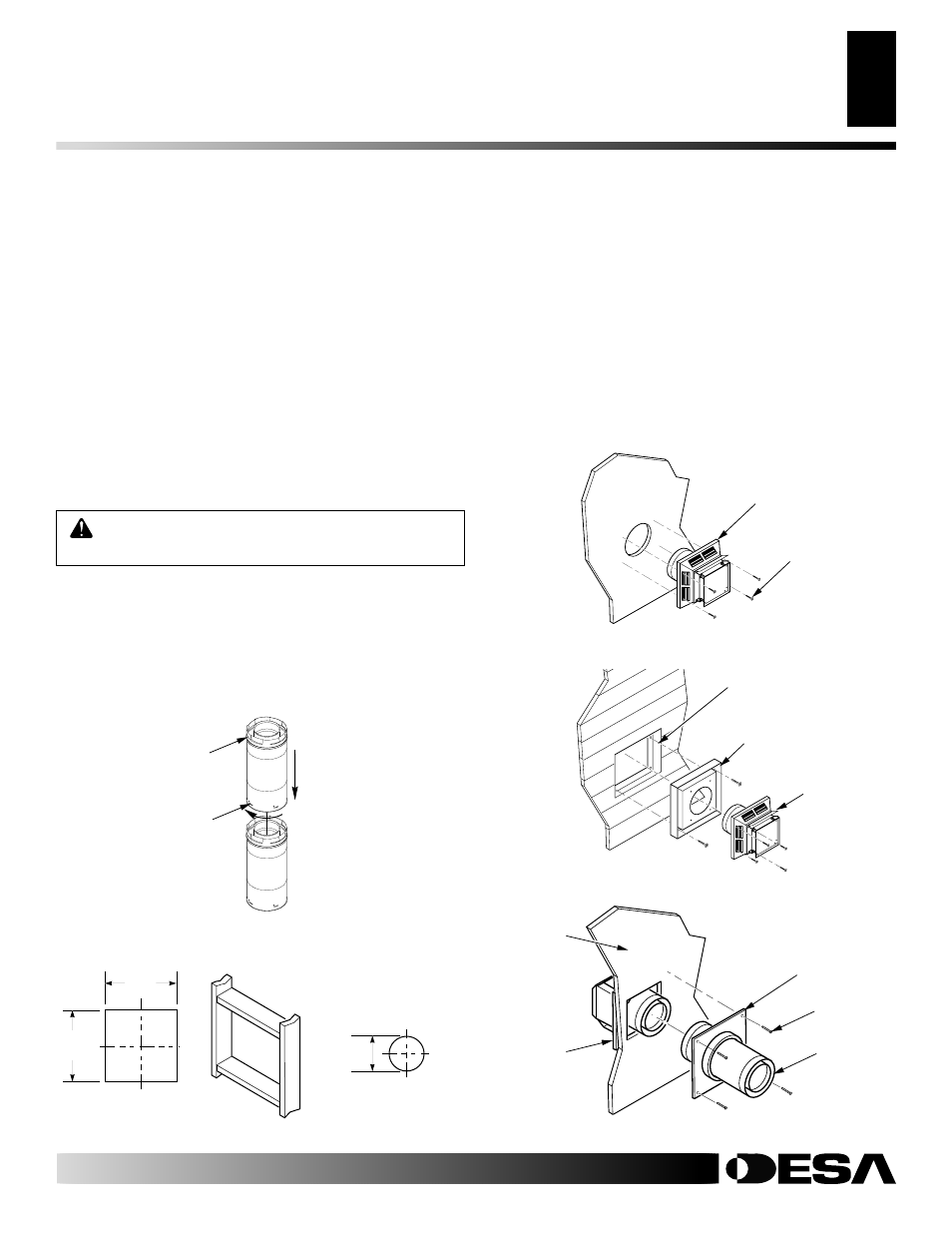Venting installation, Continued | Desa CDVBPC User Manual | Page 13 / 40