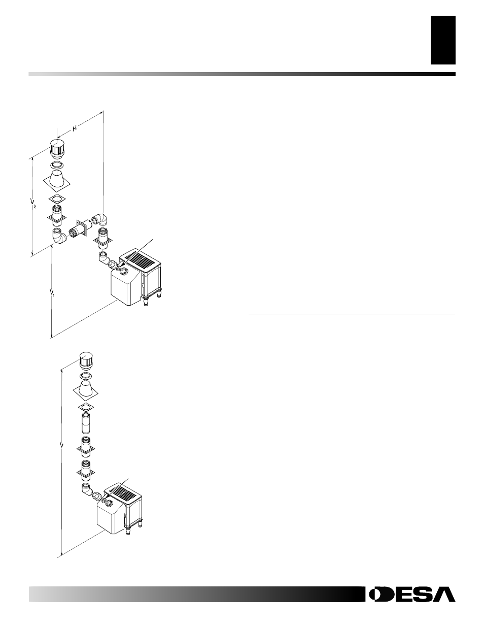 Venting installation, Continued, High altitude installation | Parts lists for venting kits and components | Desa CDVBPC User Manual | Page 17 / 40