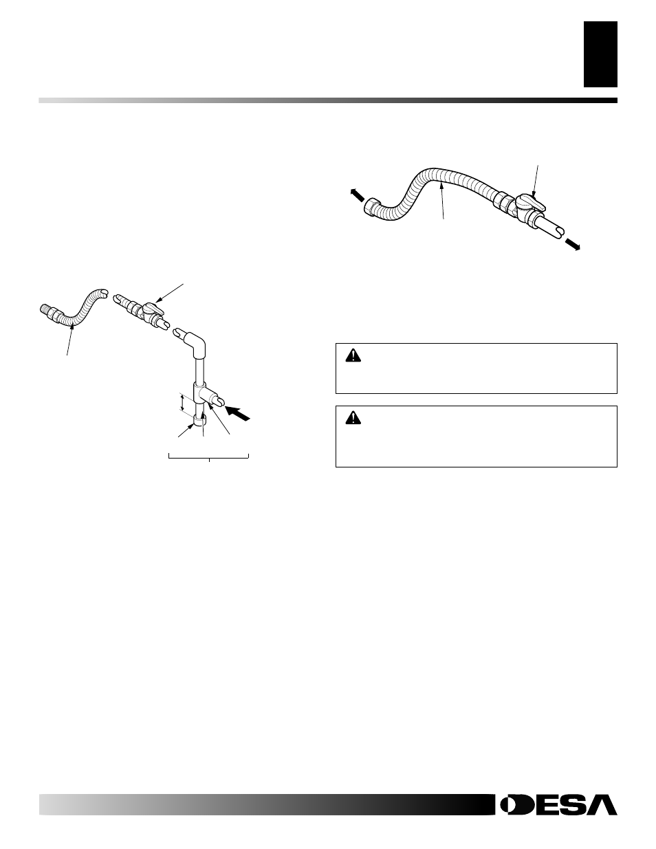 Stove and direct-vent burner system installation, Continued | Desa CDVBPC User Manual | Page 19 / 40