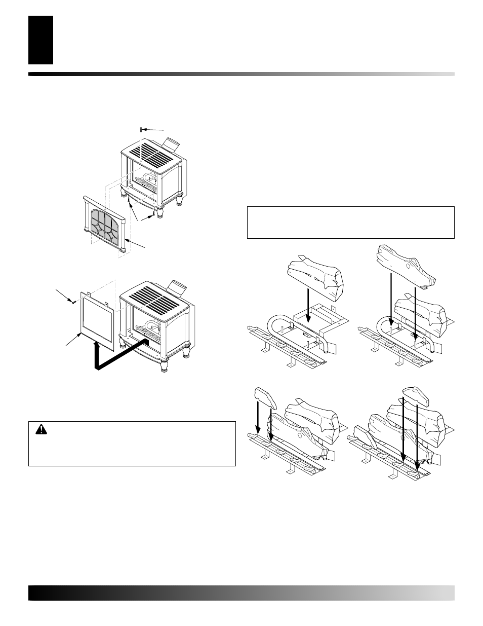 Stove and direct-vent burner system installation | Desa CDVBPC User Manual | Page 22 / 40
