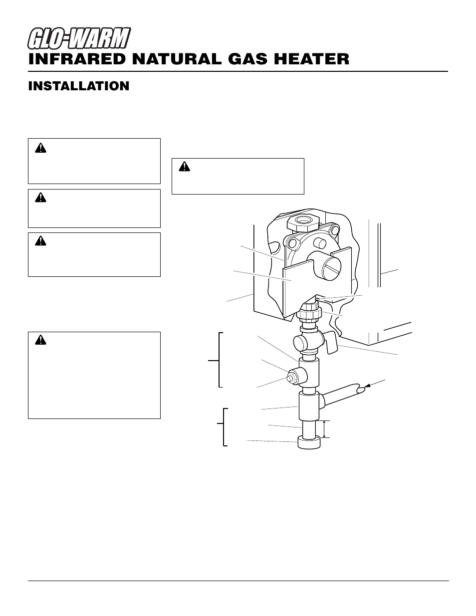 Infrared natural gas heater, Installation, Continued | Desa FAS-3C User Manual | Page 10 / 28