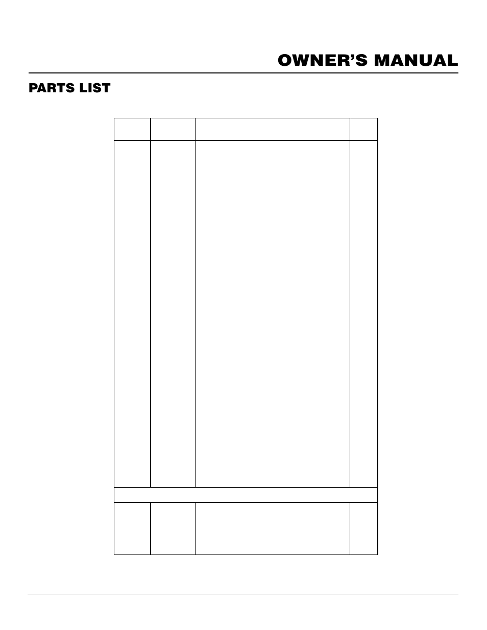 Owner’s manual, Parts list, Fas-5c | Desa FAS-3C User Manual | Page 27 / 28