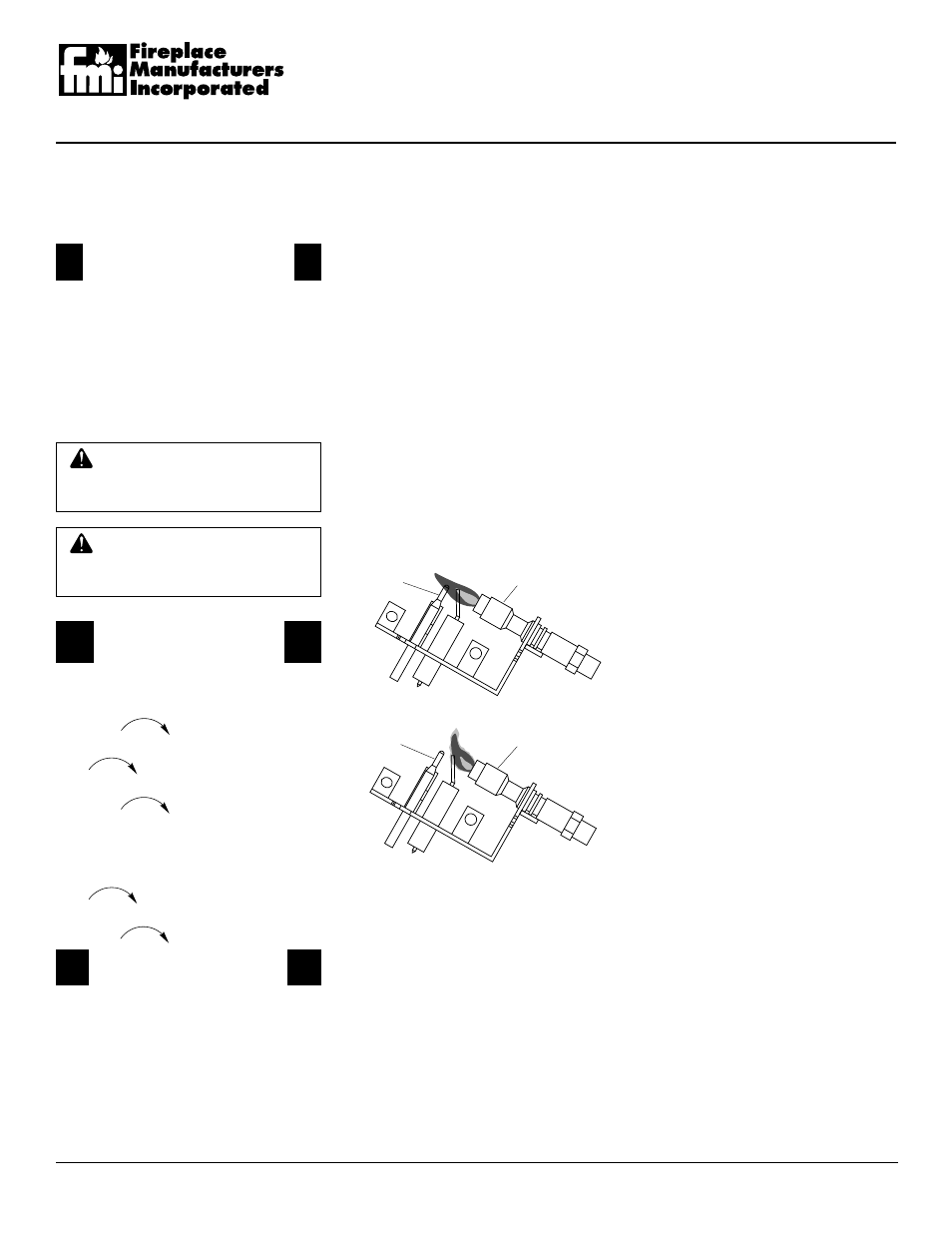 Unvented natural gas log heater, Inspecting burners, Operating heater | Continued | Desa FVF30N User Manual | Page 16 / 24