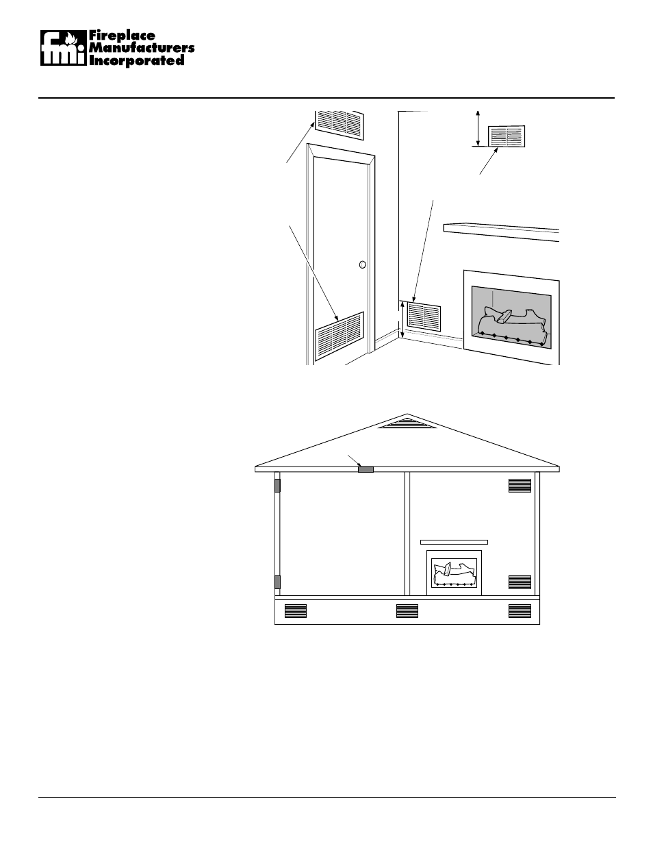 Unvented natural gas log heater, Air for combustion and ventilation | Desa FVF30N User Manual | Page 6 / 24
