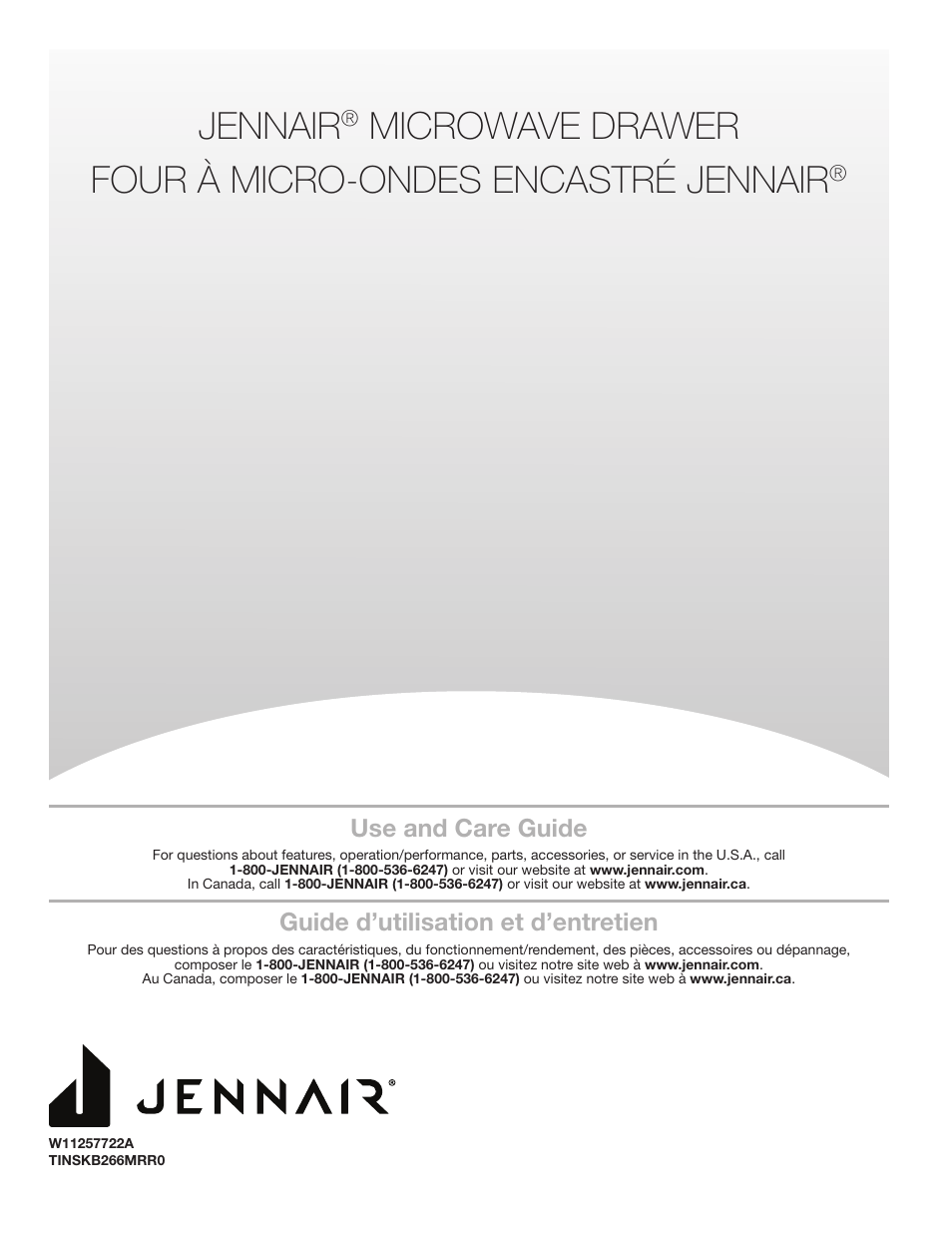 JennAir Rise 24 Inch Under Counter Microwave Drawer Owner's Manual User Manual | 36 pages