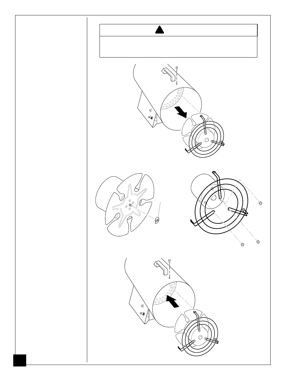 Service procedures, Warning | Desa BLP35E User Manual | Page 12 / 76