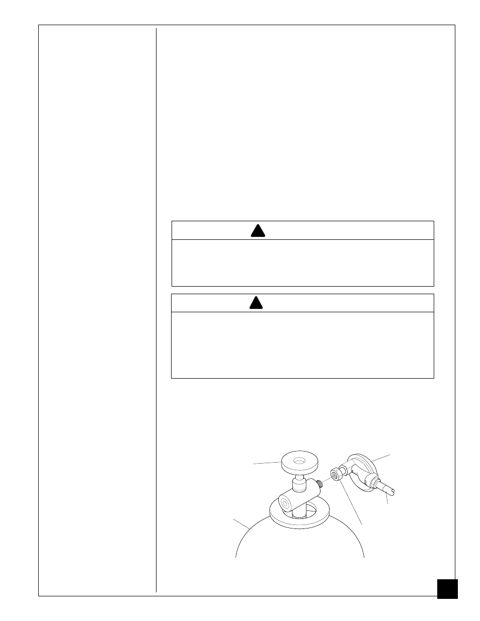 Alimentation en propane, Installation, Avertissement | Desa BLP35E User Manual | Page 23 / 76
