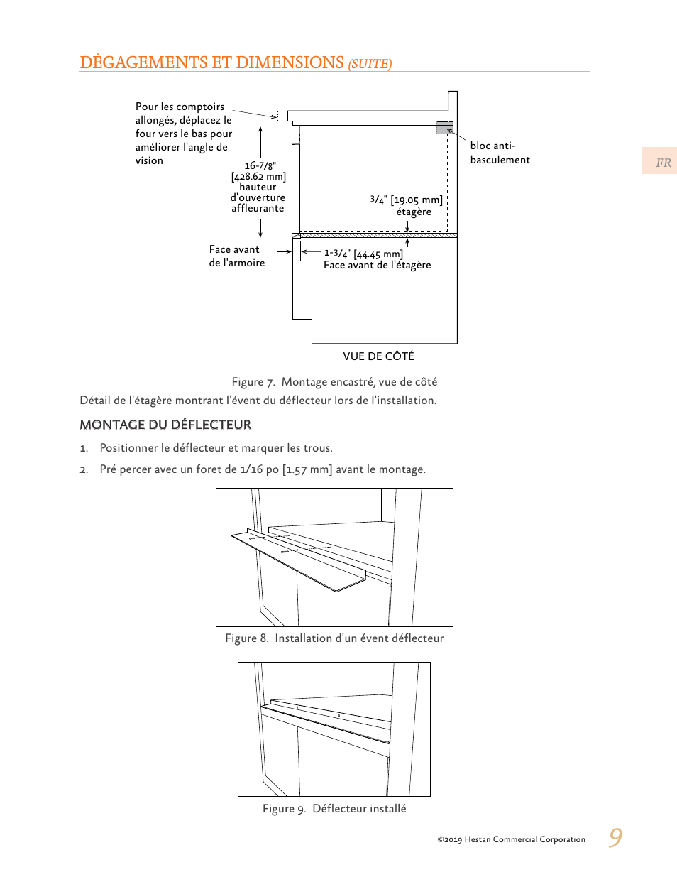 Dégagements et dimensions | Hestan 30 Inch Drawer Microwave Installation Manual User Manual | Page 23 / 28