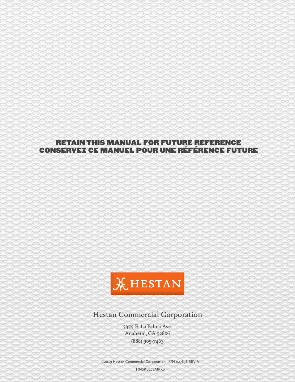 Hestan commercial corporation | Hestan 30 Inch Drawer Microwave Installation Manual User Manual | Page 28 / 28