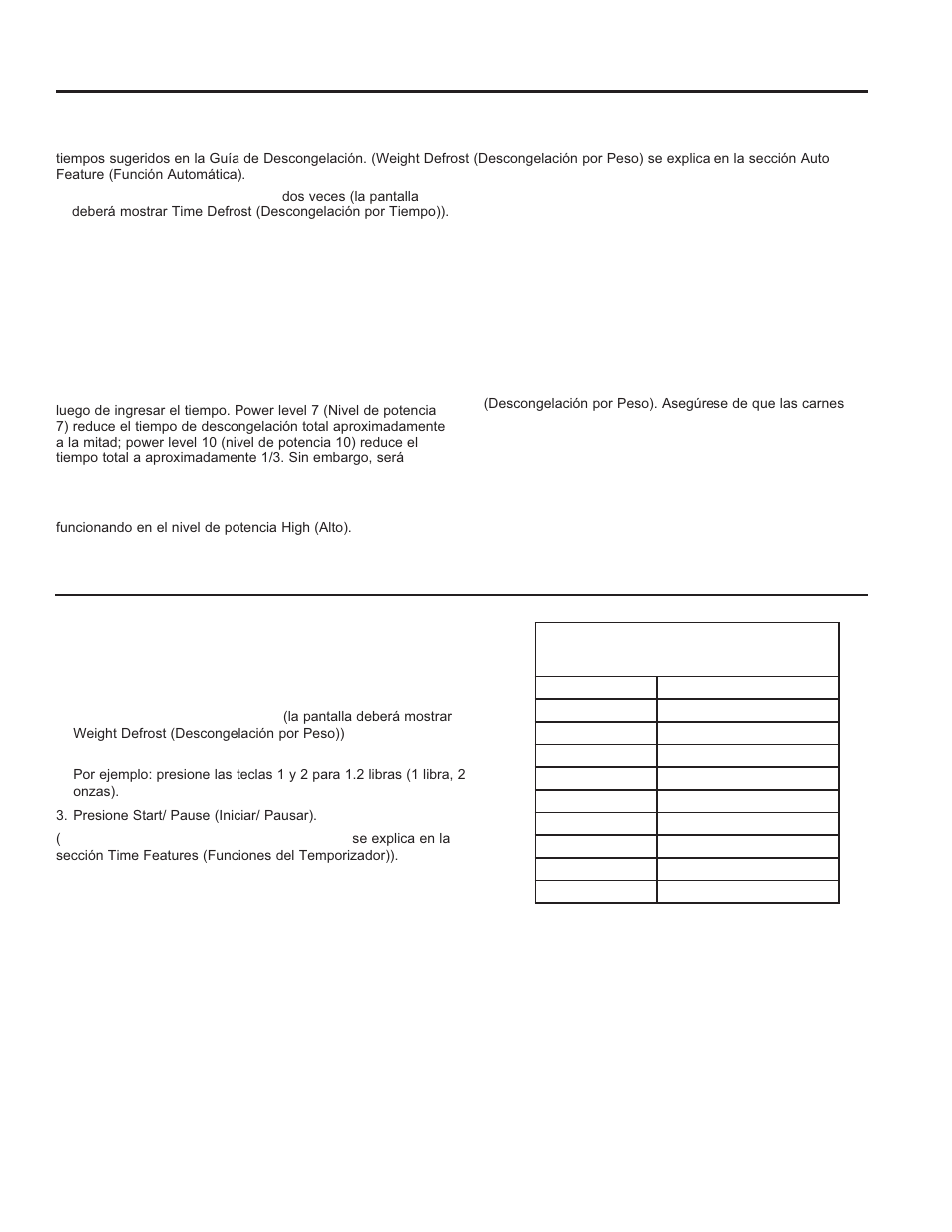 Uso de la horno acerca de las funciones | Cafe 24 Inch Built In Microwave Drawer Oven Owners Guide User Manual | Page 34 / 45