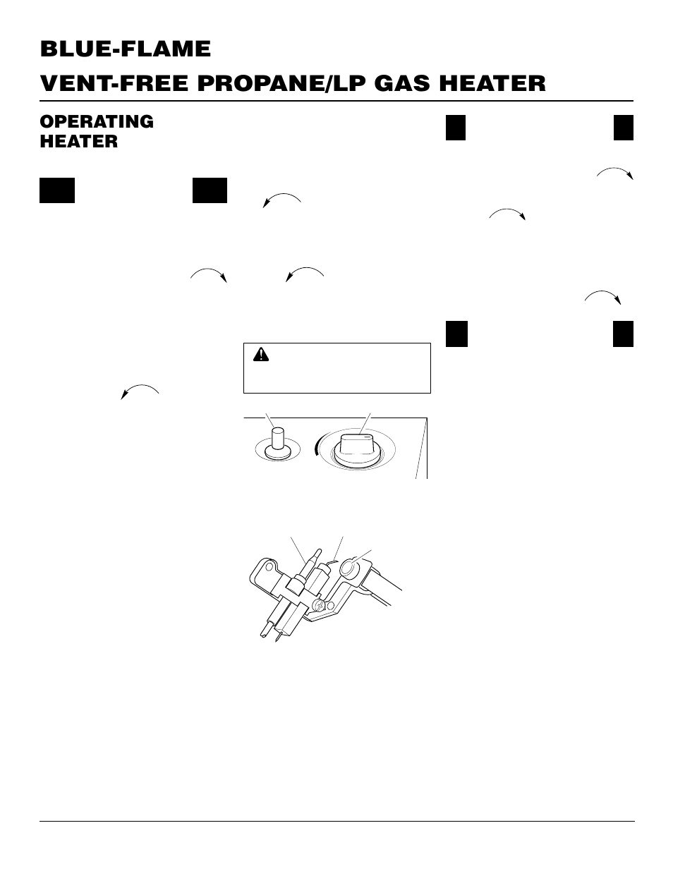 Vent-free propane/lp gas heater blue-flame, Operating heater, Continued | Desa CGP20B User Manual | Page 12 / 24