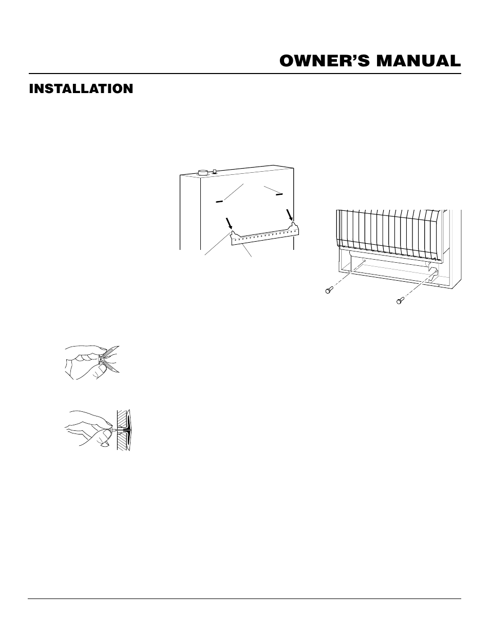Owner’s manual, Installation, Continued | Desa CGP20B User Manual | Page 9 / 24