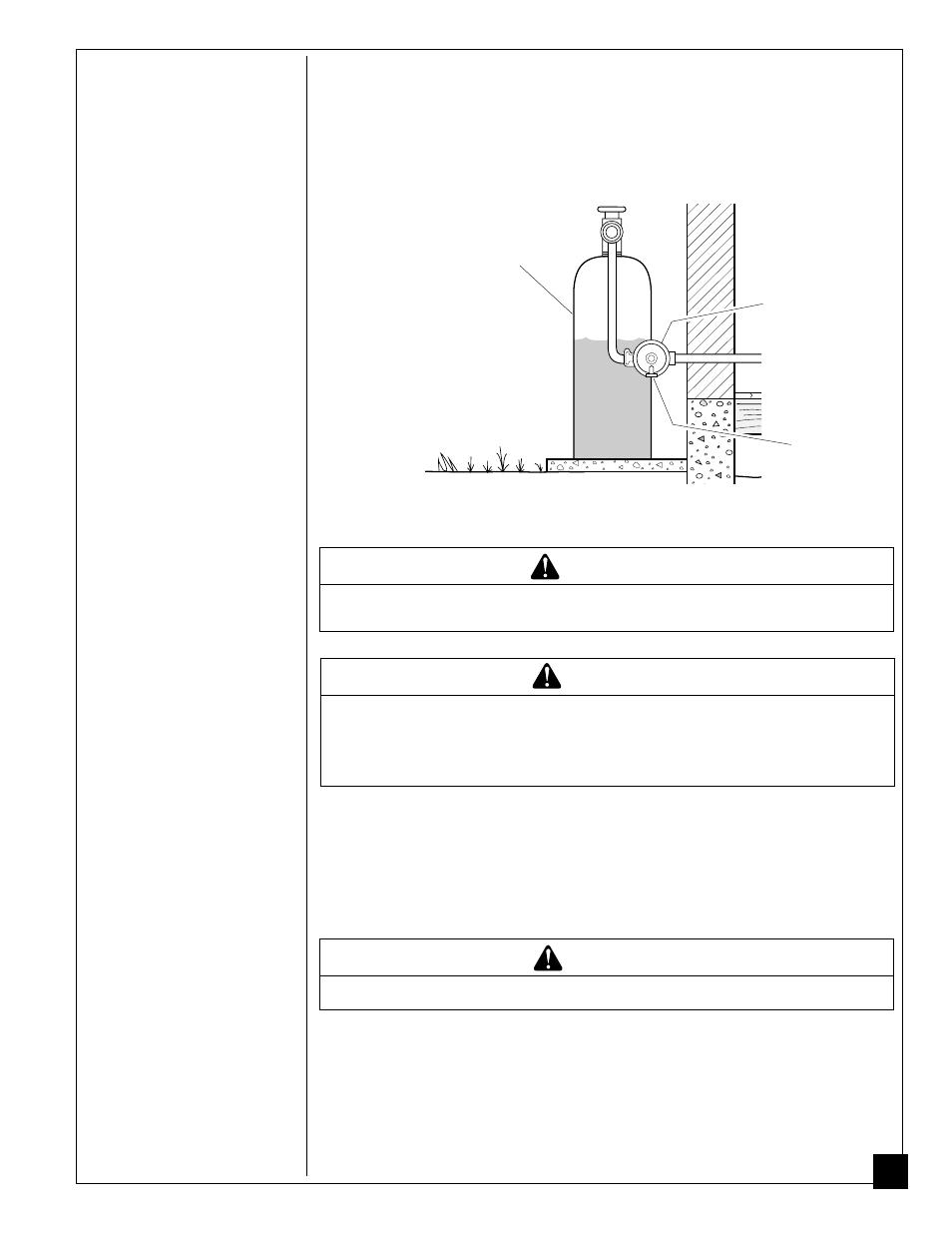 Installing, Warning, Caution | Desa 102783-01B User Manual | Page 17 / 32