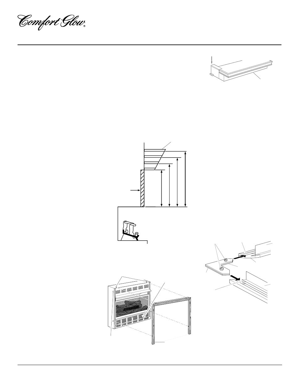 Vent-free propane compact fireplace cgcf26pr, Installation, Continued | Desa GCF26PR User Manual | Page 10 / 24