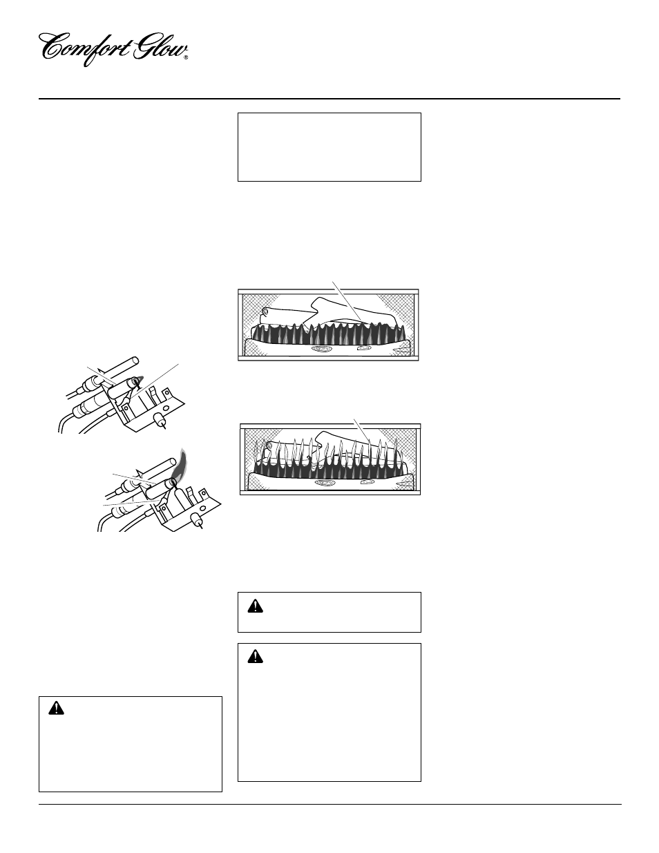 Vent-free propane compact fireplace cgcf26pr, Inspecting burners cleaning and maintenance, Replacement parts | Desa GCF26PR User Manual | Page 16 / 24