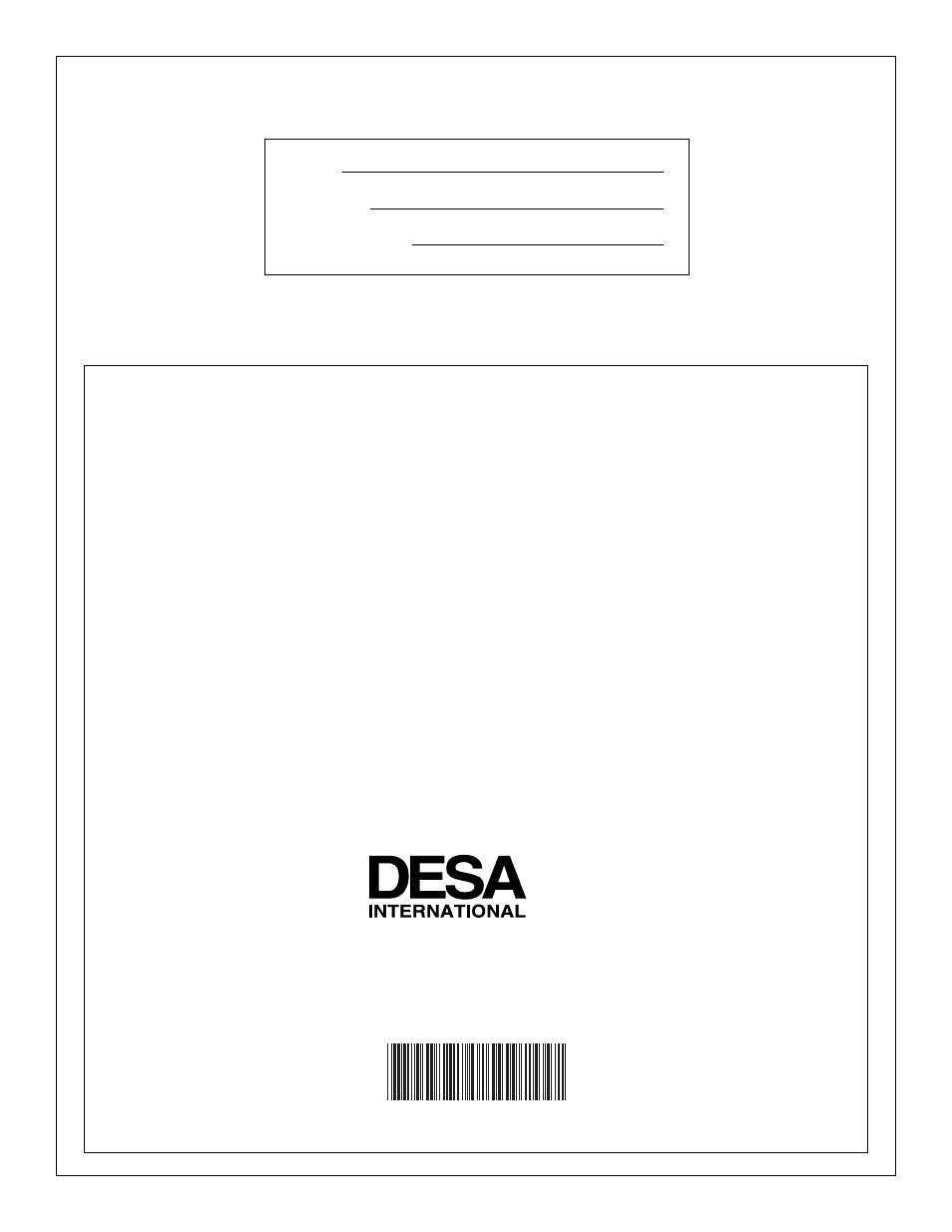 Warranty information | Desa GCF26PR User Manual | Page 24 / 24