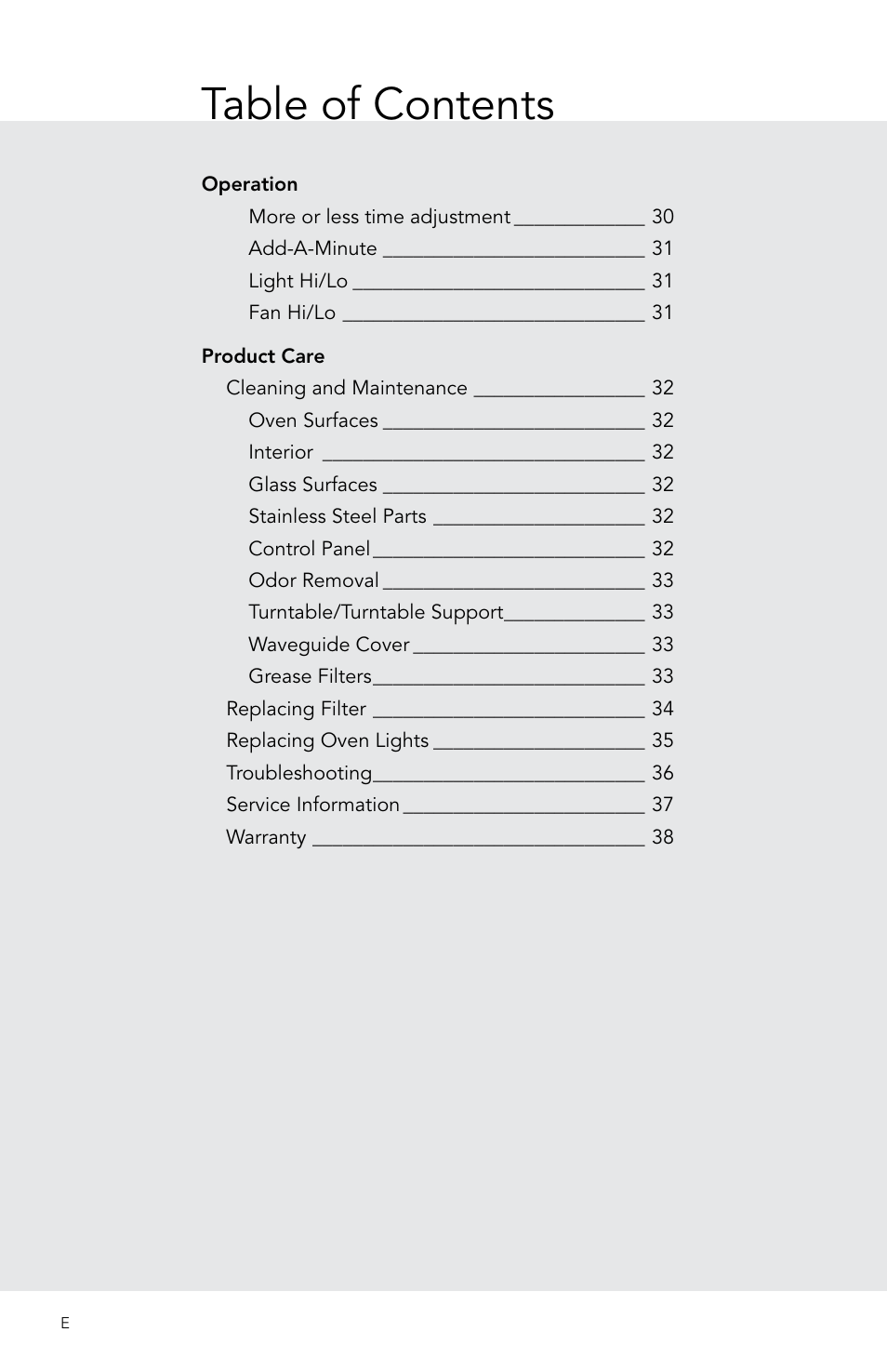 Viking 30 Inch Over-the-Range Microwave Oven Owners Manual User Manual | Page 4 / 132