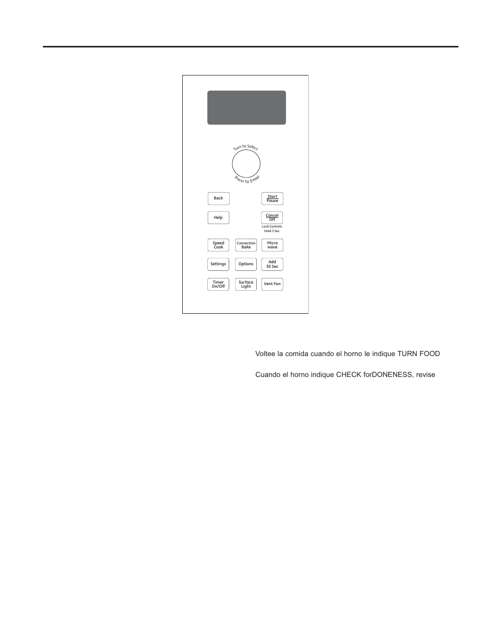 Cocción rápida cocción rápida, Menú predeterminado de cocimiento rápido | GE Profile Advantium Series 30 Inch Over-the-Range Microwave Oven Owner Manual User Manual | Page 50 / 72