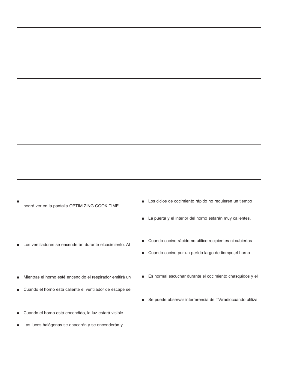 Cocción rápida cocción rápida | GE Profile Advantium Series 30 Inch Over-the-Range Microwave Oven Owner Manual User Manual | Page 53 / 72