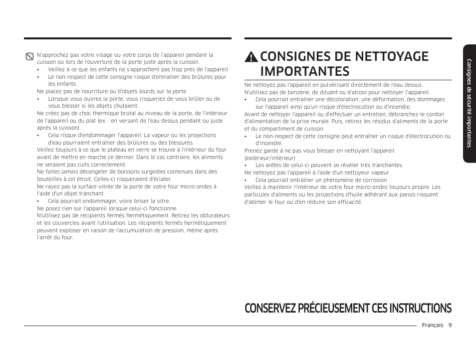 Samsung 30 Inch Over-the-Range Microwave Installation Guide User Manual | Page 97 / 132