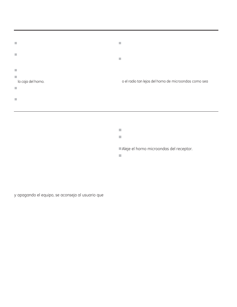 Antes de llamar al servicio de reparaciones | GE 1.6 cu. ft. Over-the-Range Microwave Oven Use and Care Guide User Manual | Page 46 / 48