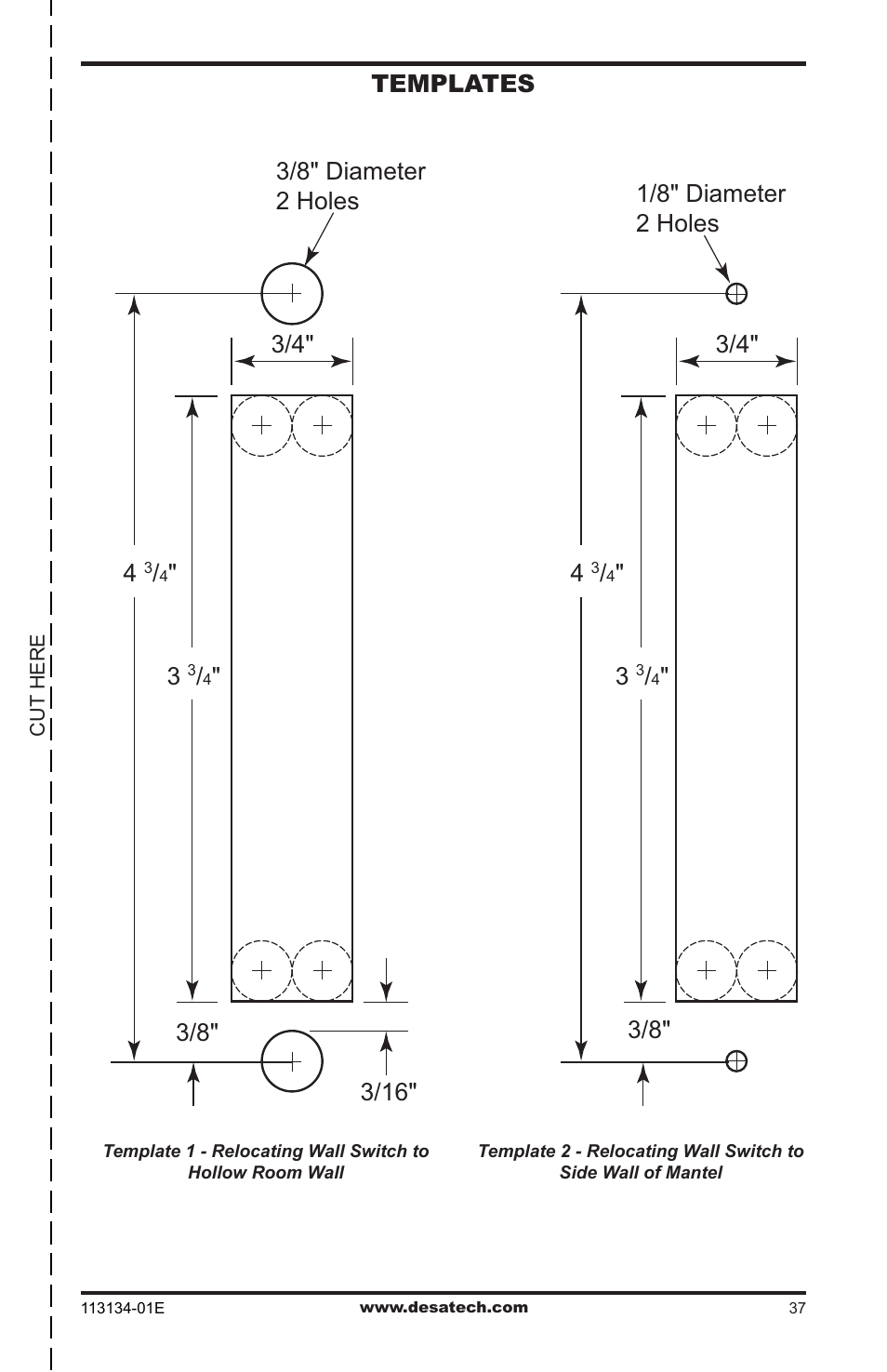 Templates 4 | Desa VTGF33PRB User Manual | Page 37 / 40