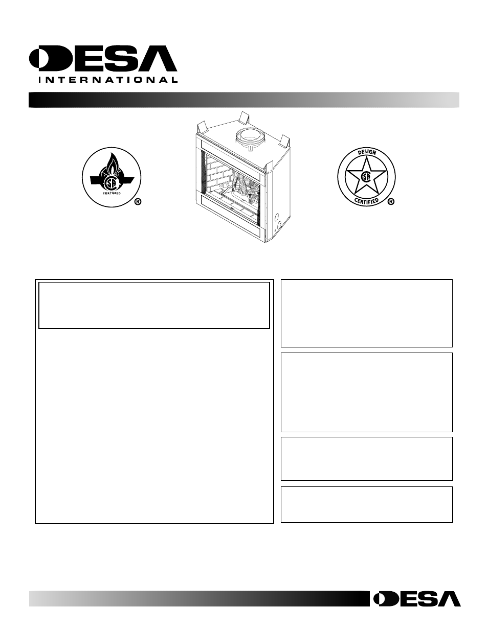 Desa M36E User Manual | 26 pages