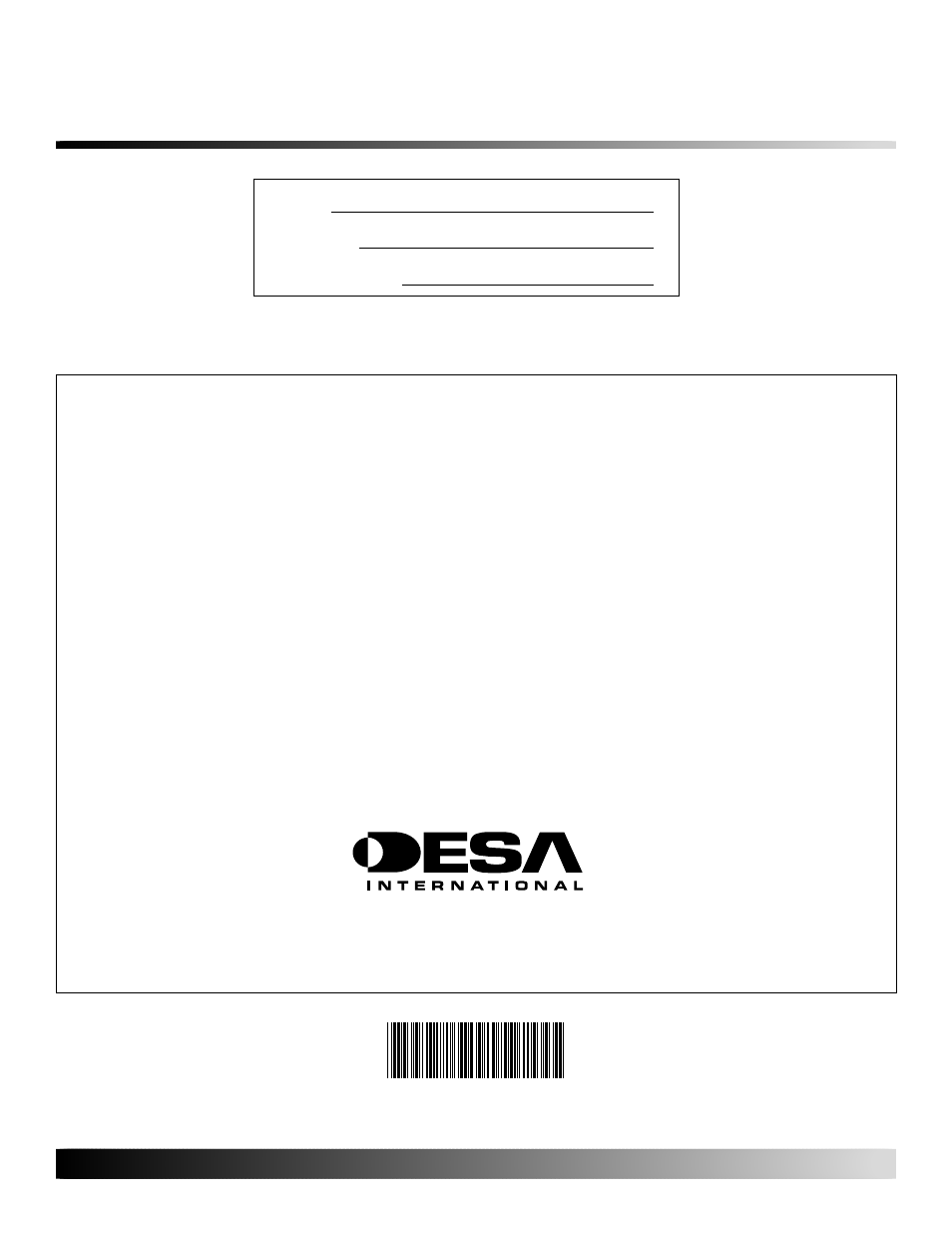 Warranty information | Desa M36E User Manual | Page 26 / 26