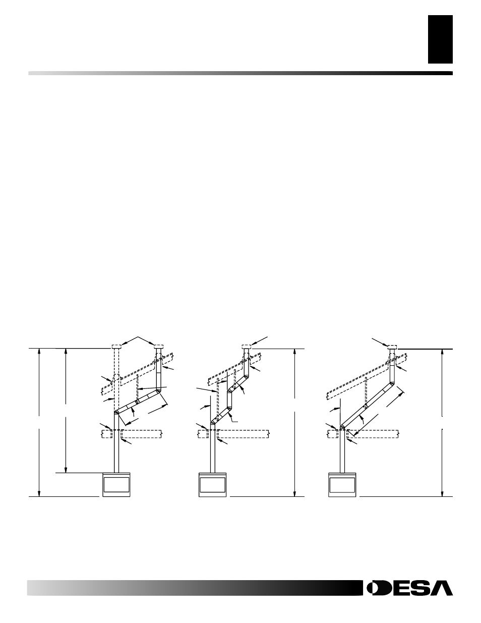 Venting installation | Desa M36E User Manual | Page 9 / 26