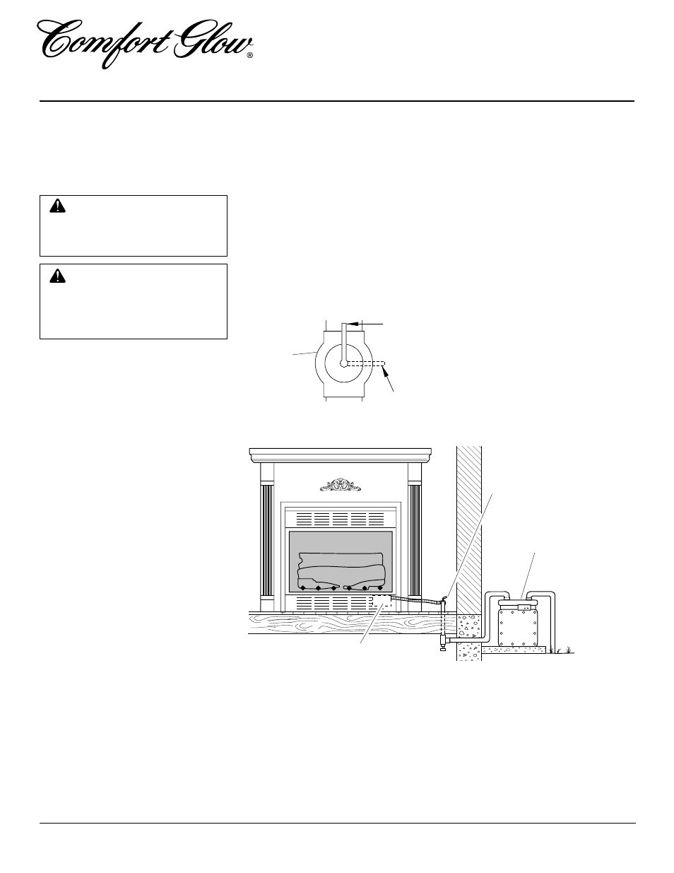 Unvented natural gas fireplace lfp33nr, Installation, Continued | Desa LFP33NR User Manual | Page 12 / 30