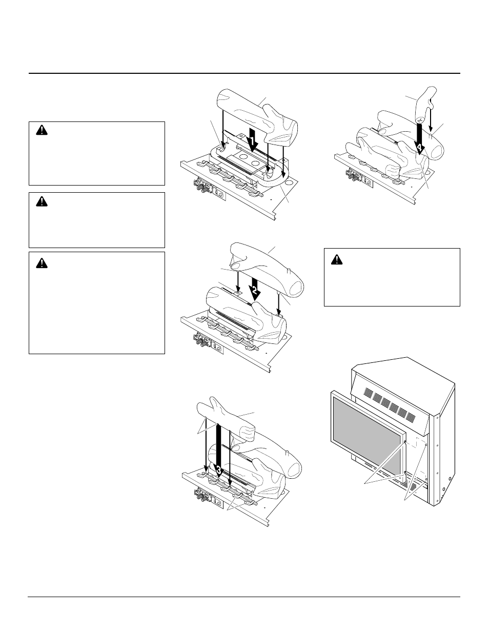 Owner’s manual, Installation, Continued | Desa LFP33NR User Manual | Page 13 / 30