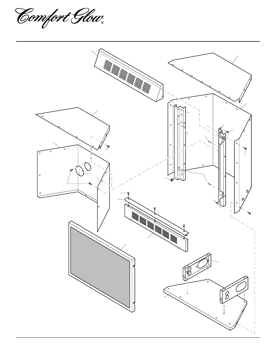 Unvented natural gas fireplace lfp33nr, Illustrated parts breakdown, Fireplace lfp33nr | Desa LFP33NR User Manual | Page 28 / 30